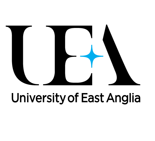UEA Logo with blue glint