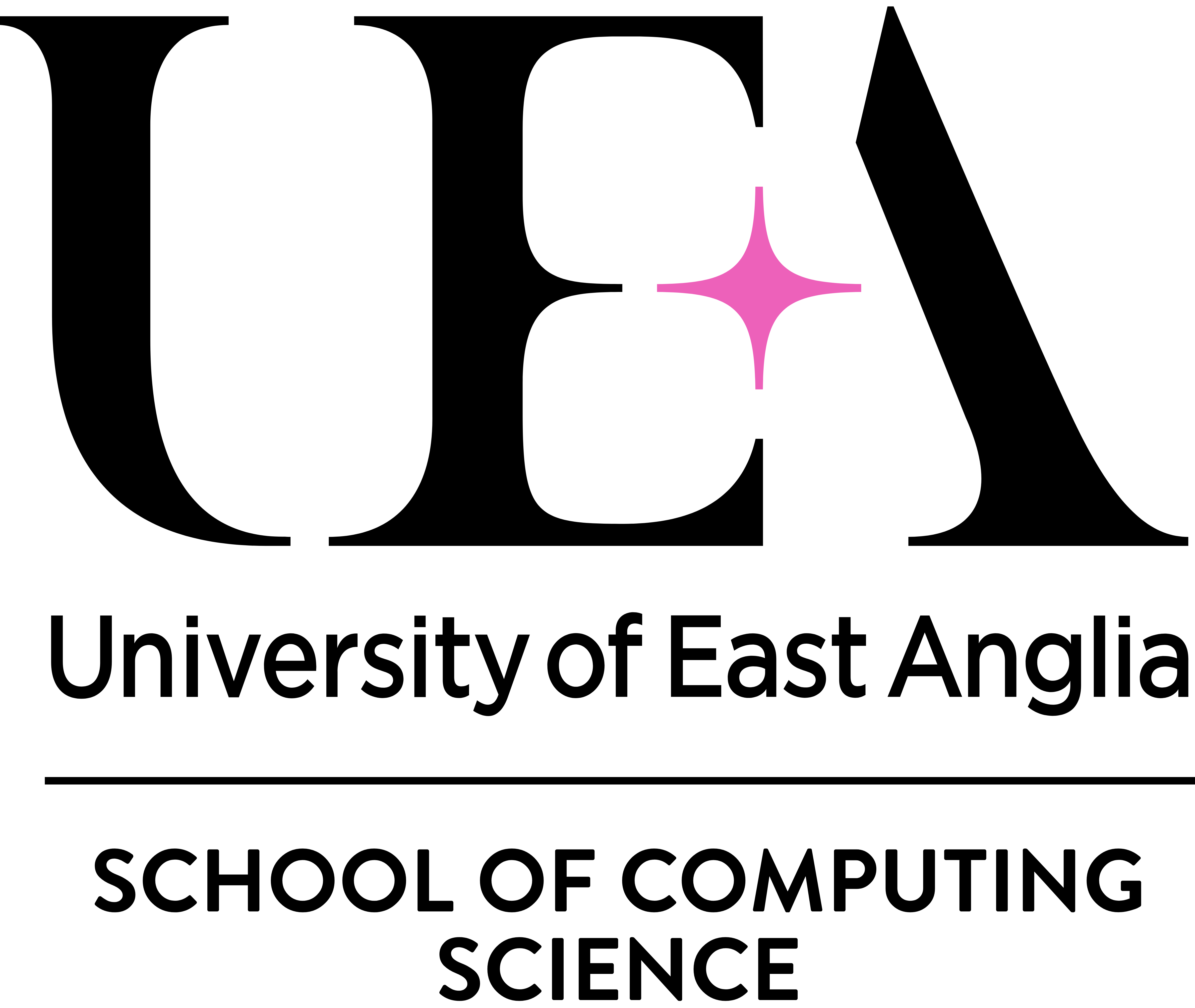 UEA logo, School of Computing Science