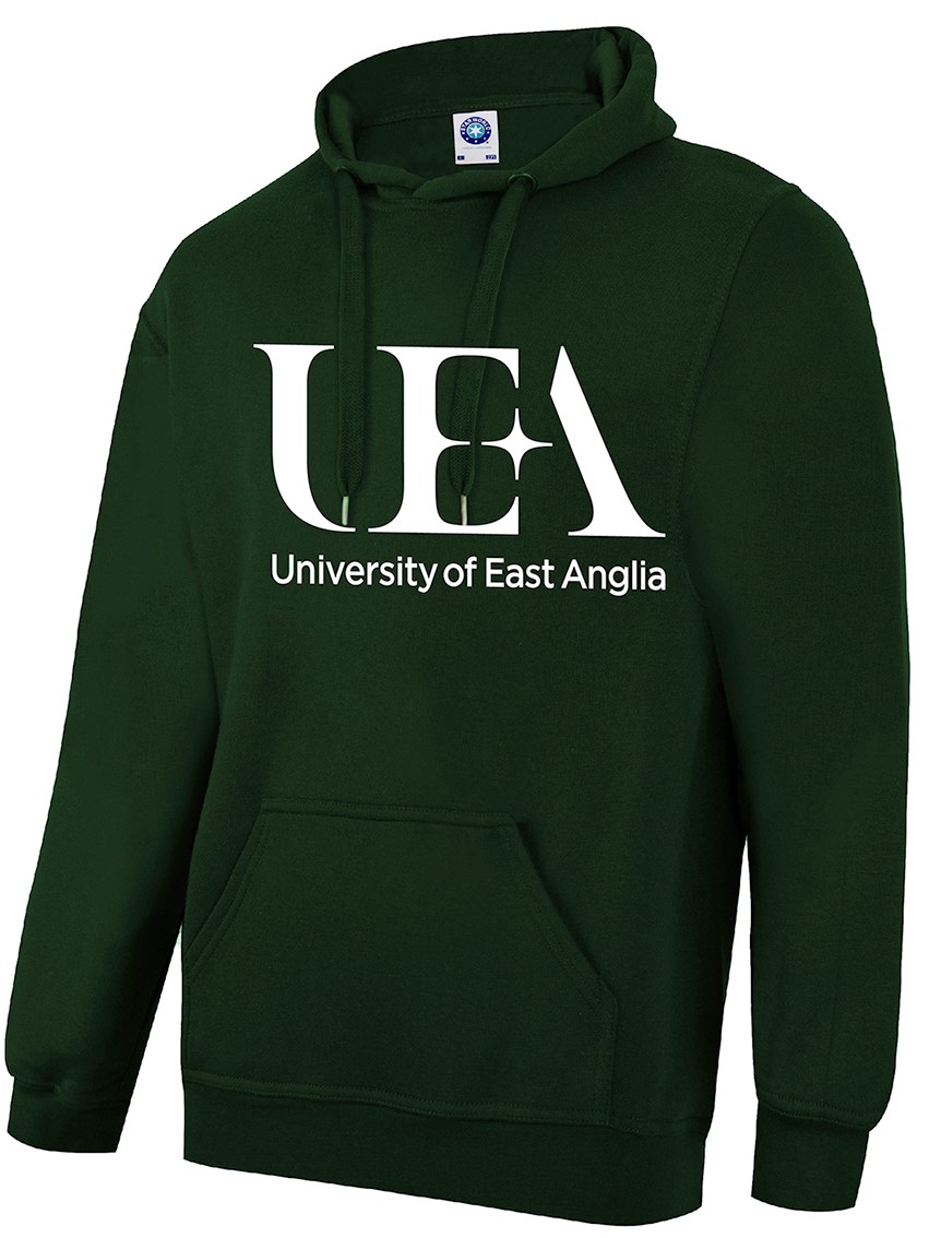 UEA Green Hoody £20