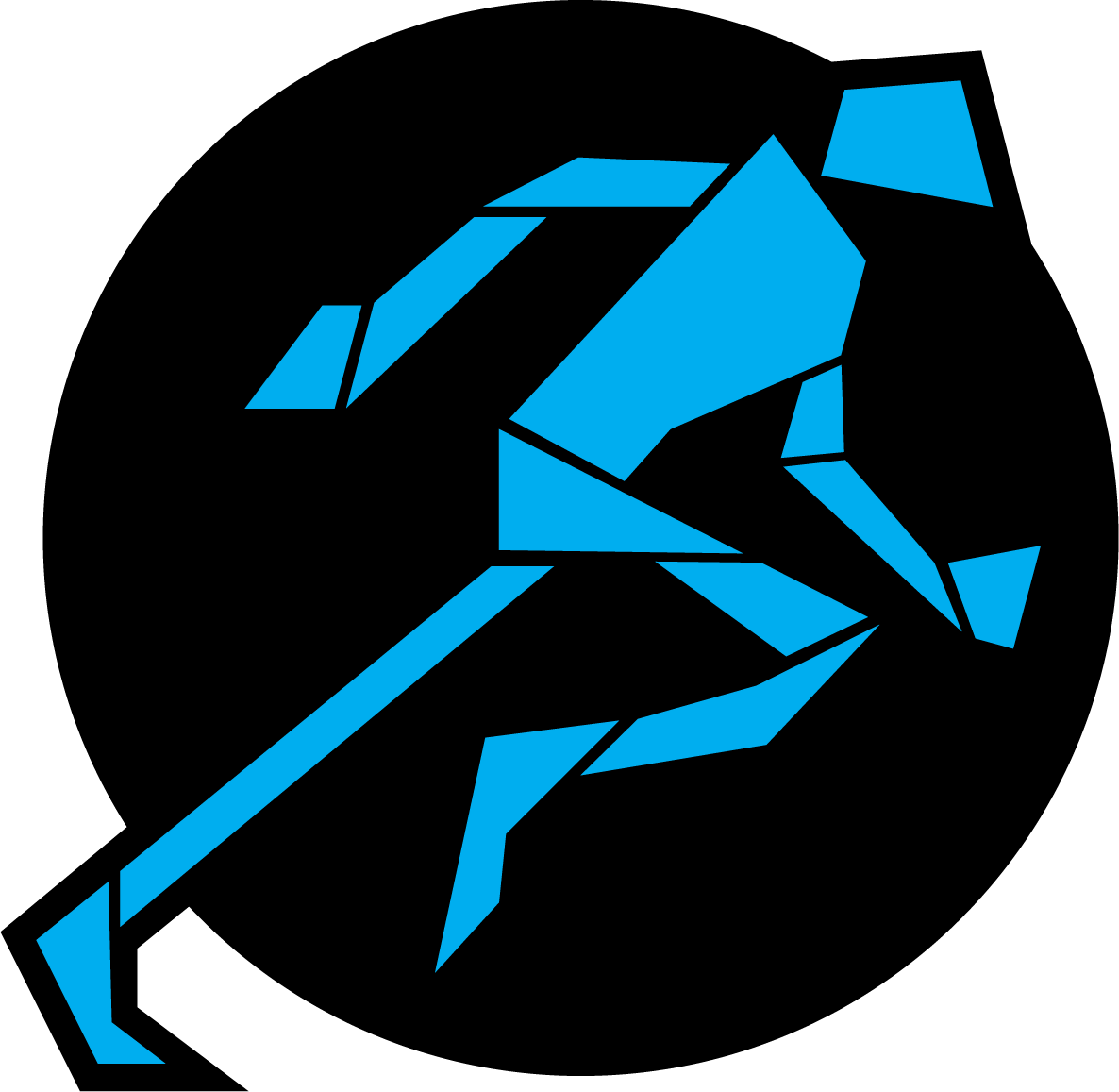 Blue Logo Man