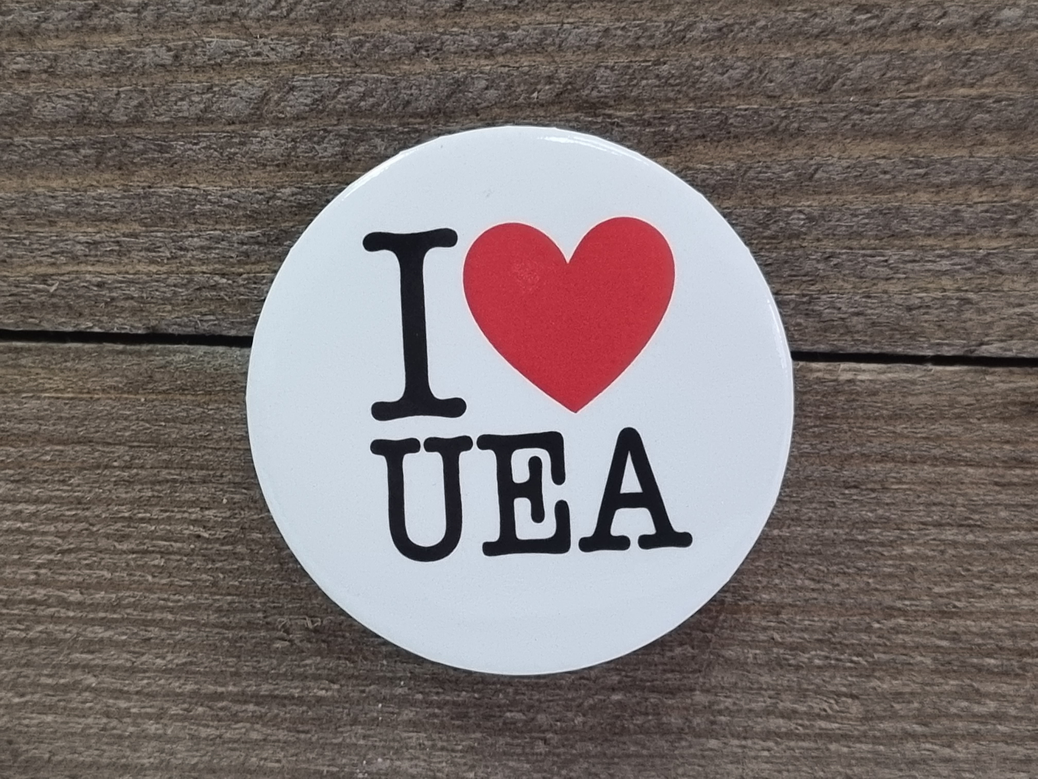 I Love UEA Badge