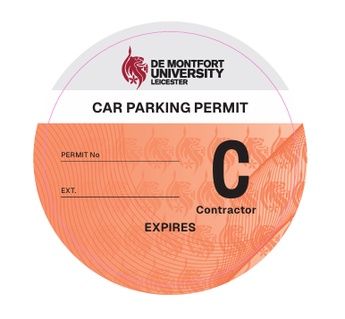 Contractor parking permit
