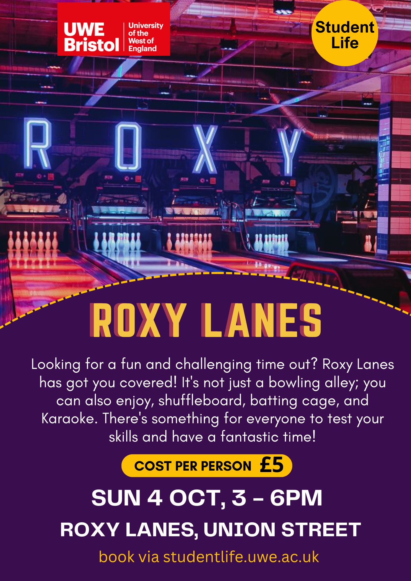 Roxy Lanes - 4th October