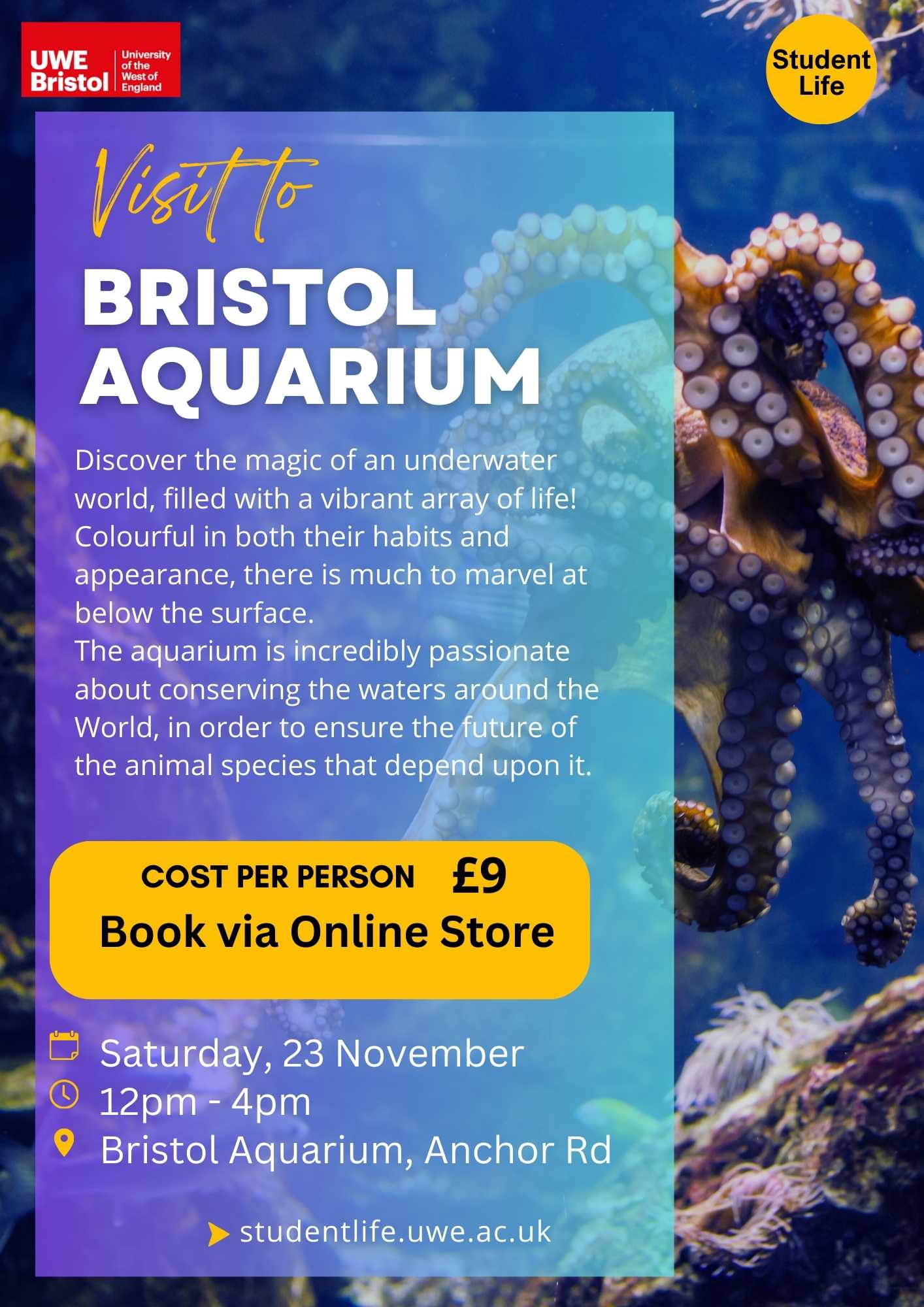 Poster for Bristol Aquarium