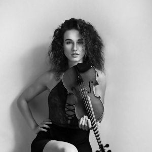 Woman playing violin