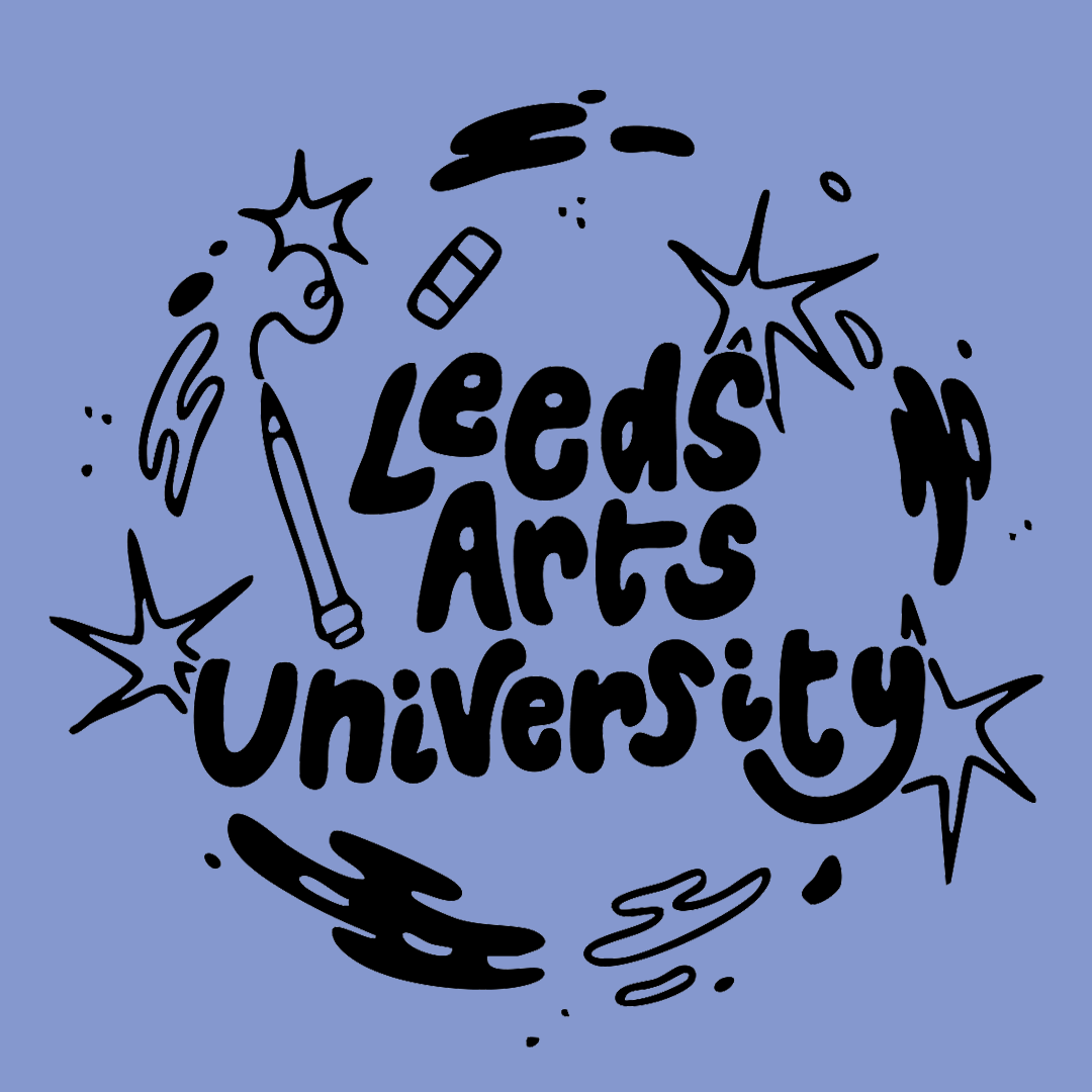 Leeds Arts University Hoodie: Cornflower Blue
