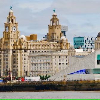 Photograph of Liverpool Dock buildings