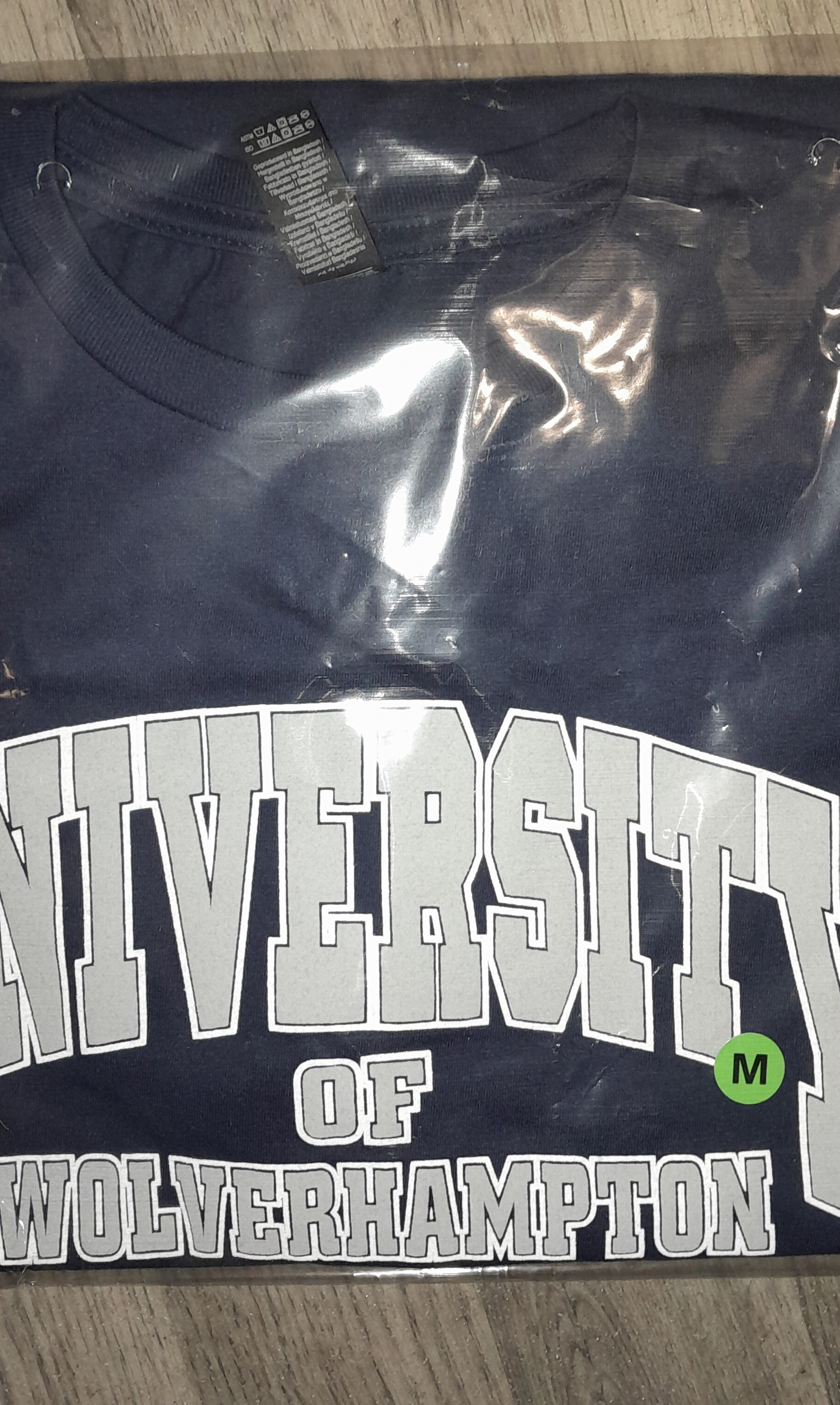 University Crested Sweat Top Navy Blue