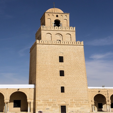 Minaret Great Mosque of Kairouan Tunisia