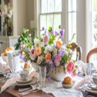 Easter Tablescaping