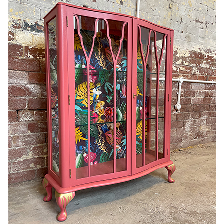 Glass Cabinet (Pink)