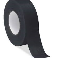 Cotton Tape - Black 25mm