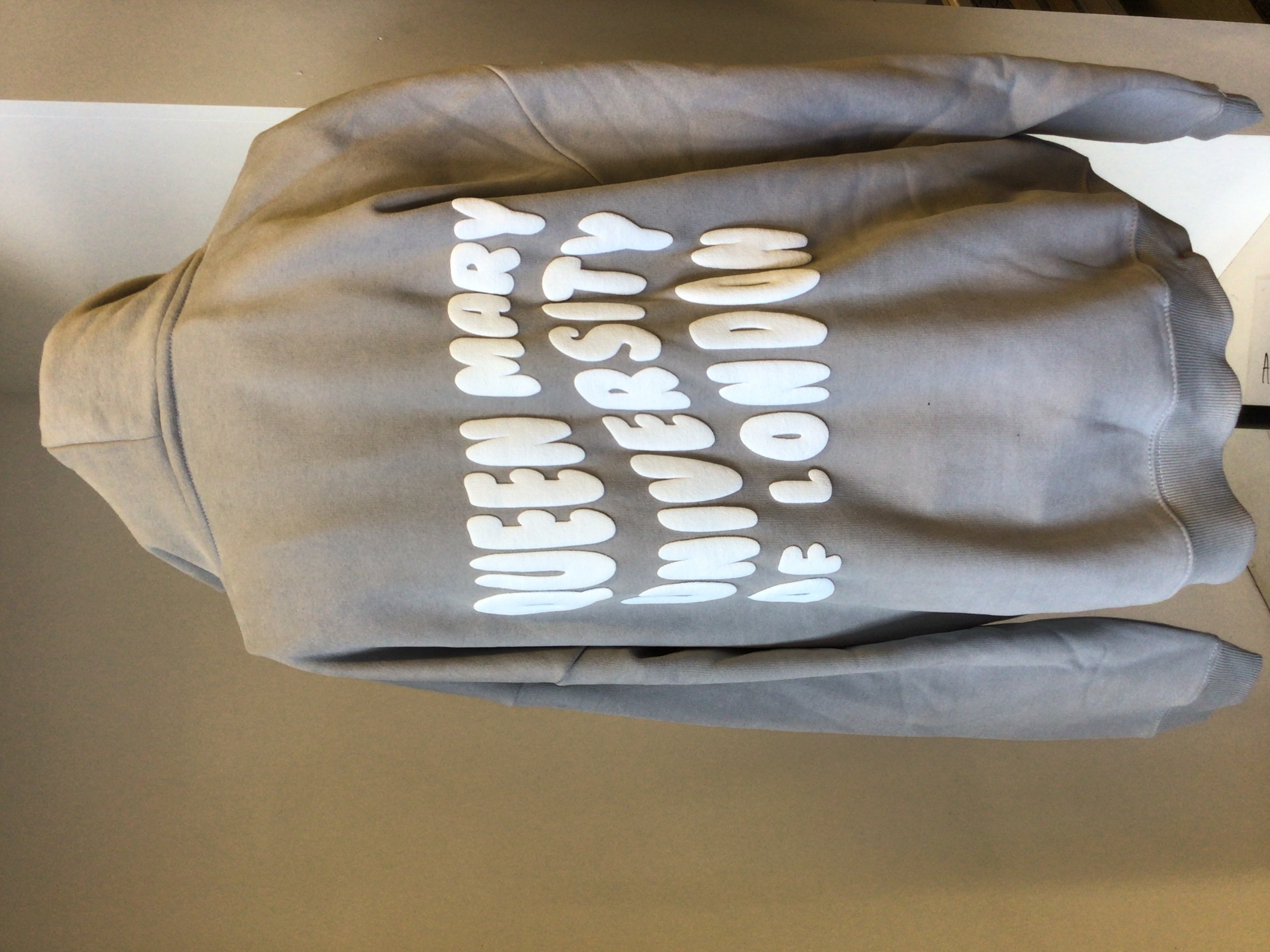 Bubble Print Hoodie Grey