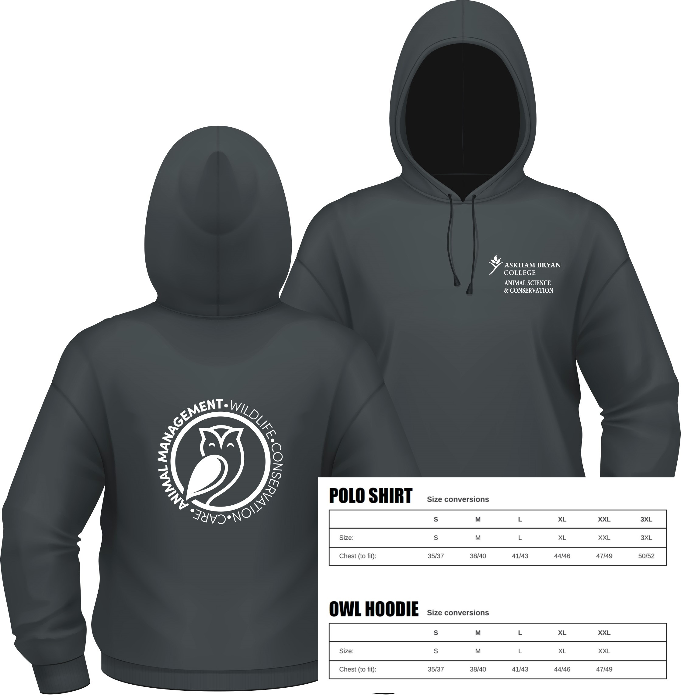 Heather Owl Hoodie