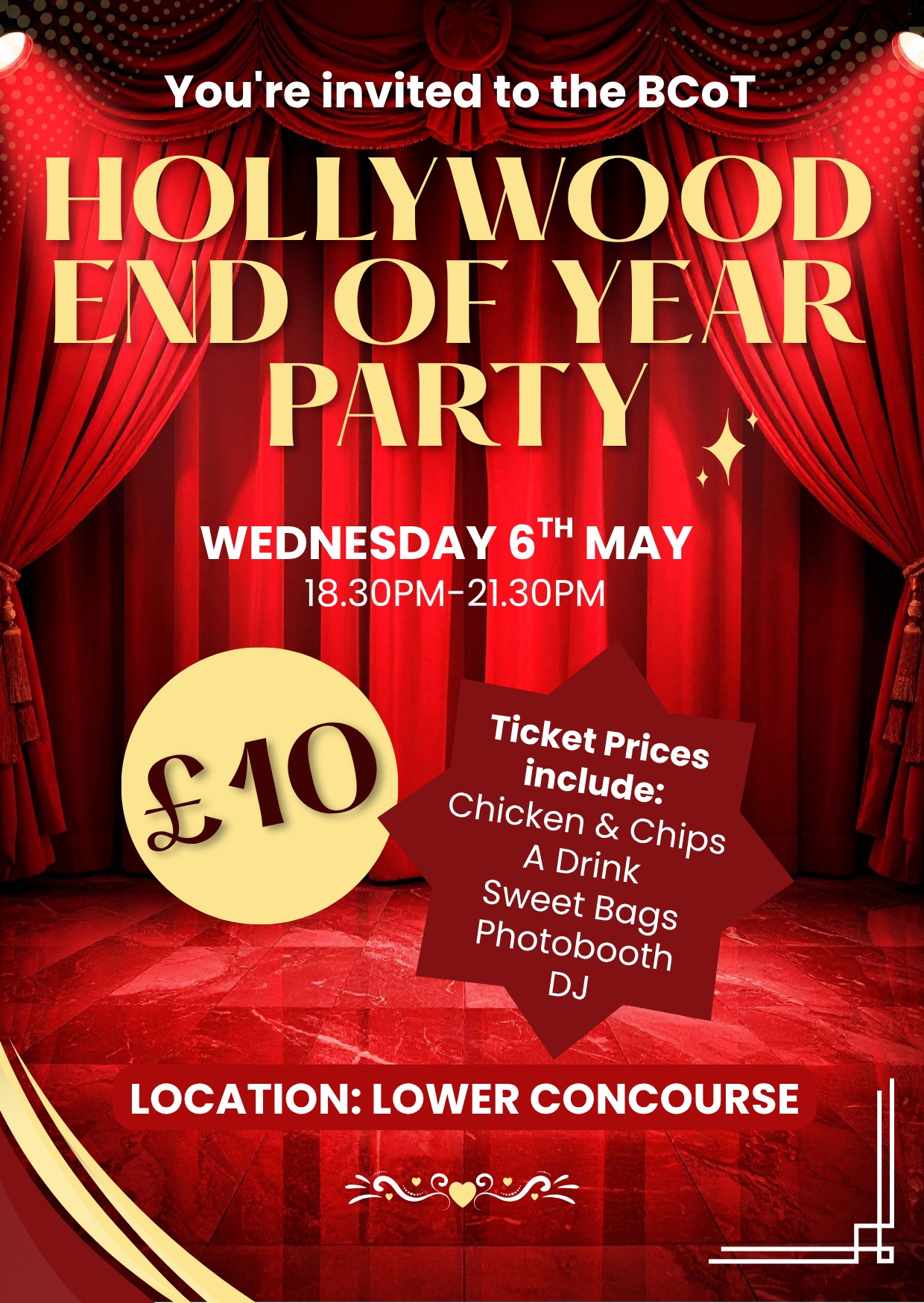 Hollywood end of year party