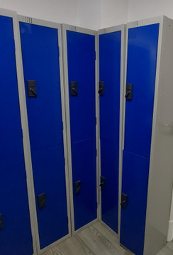 Tall blue Lockers