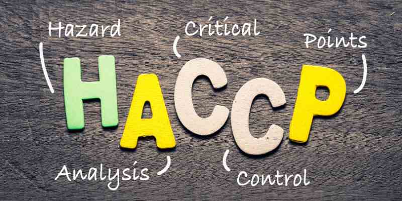 HACCP logo on textured background