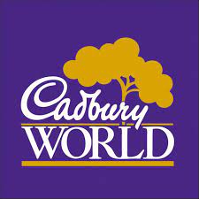 Purple Cadbury's World logo with gold tree