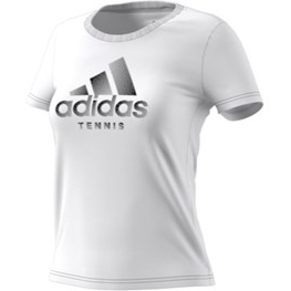 Adidas Logo Female White Tee