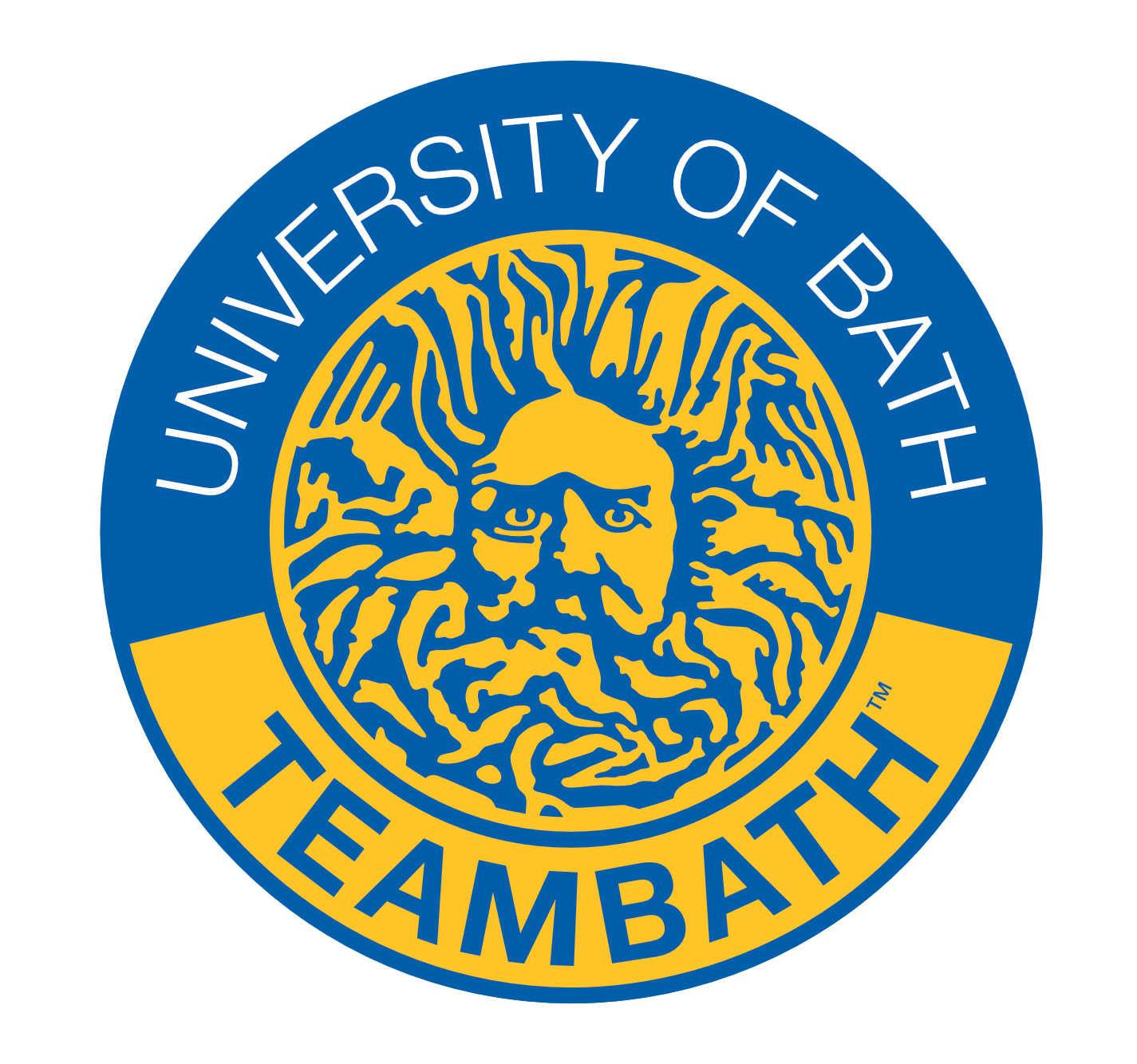 University of Bath - Team Bath Yellow and Blue Logo