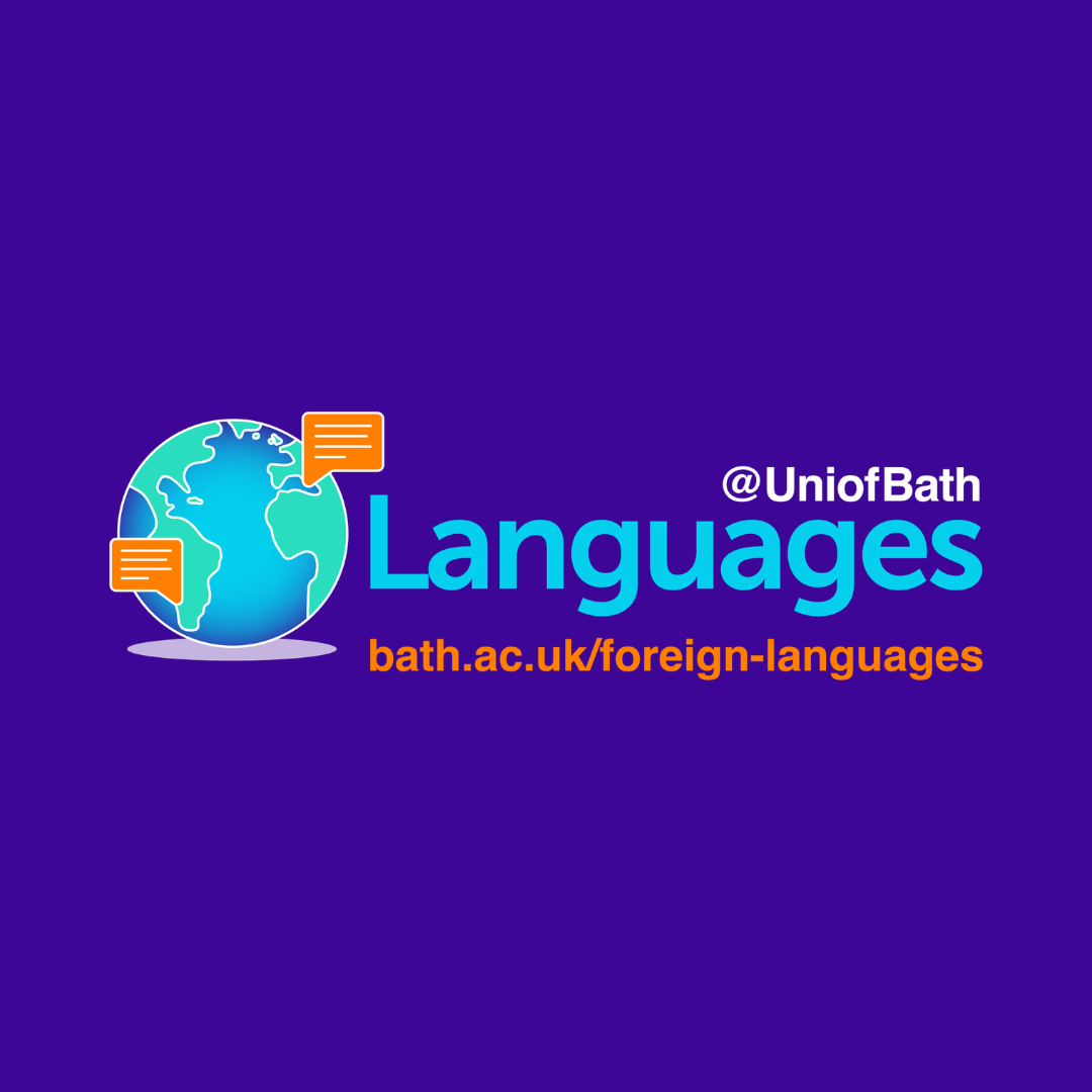 The Languages logo of a globe with speech bubbles