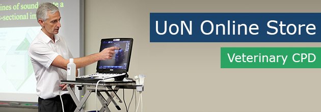 Veterinary CPD courses - image of an Ultrasound demonstration