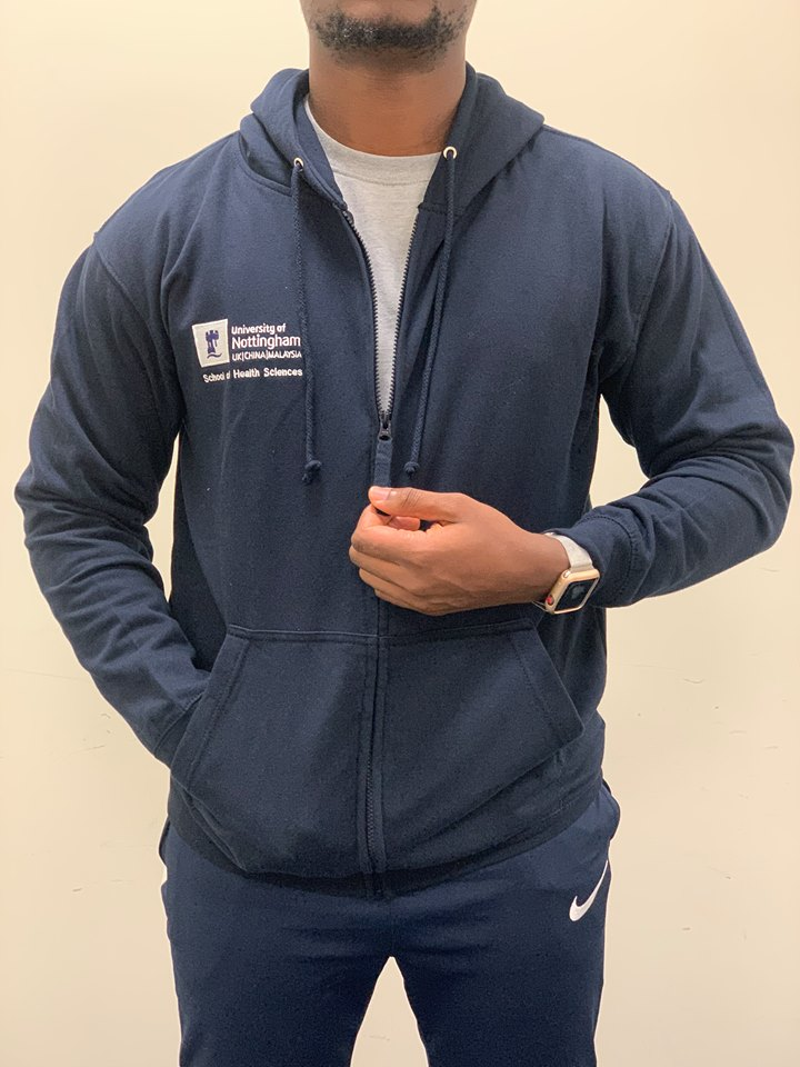 jacket with zipper hood