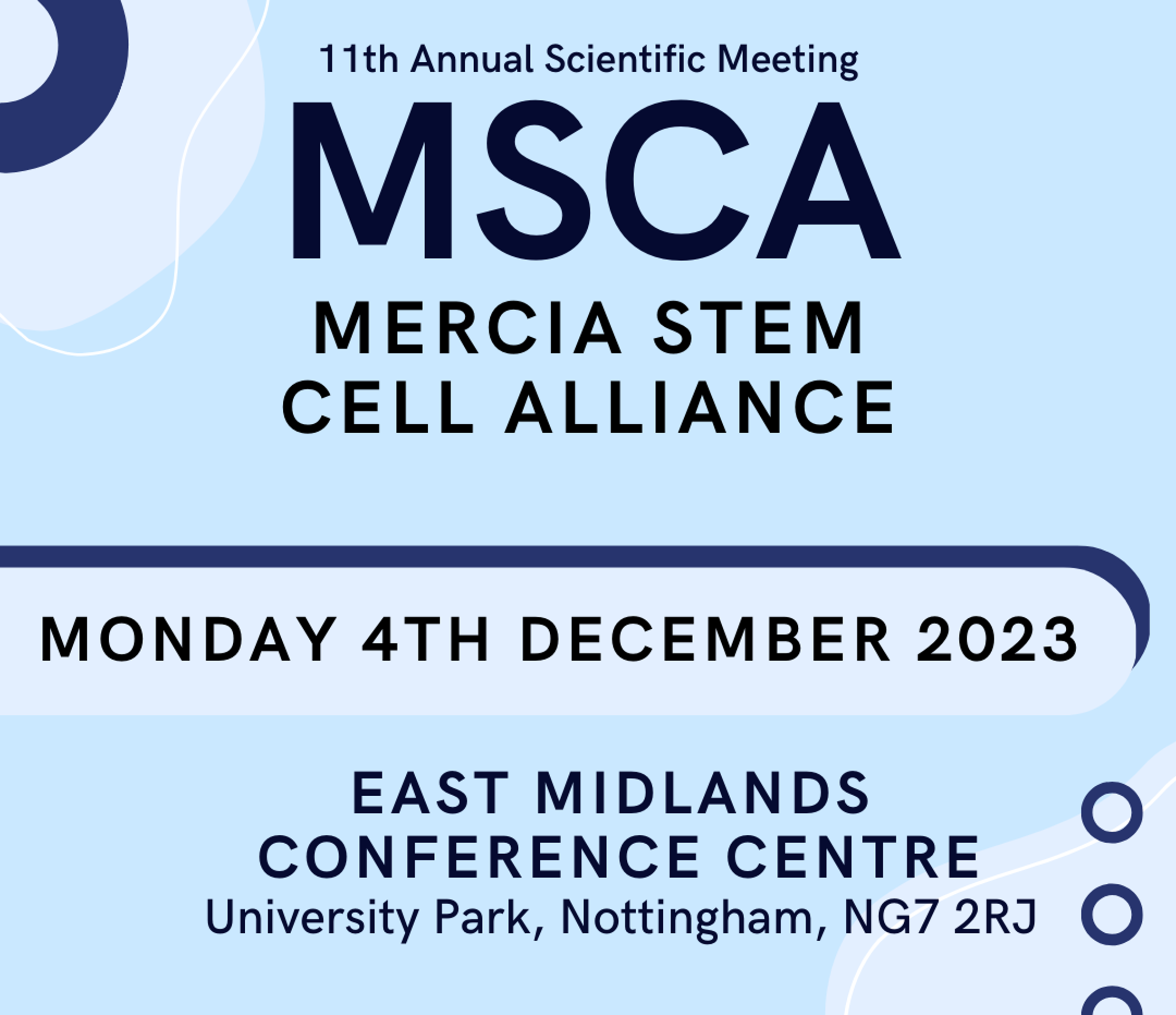 Mercia Stem Cell Alliance Poster