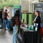 event sponsorship table in conference setting