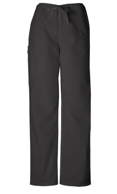 Black Surgical Scrub Trousers