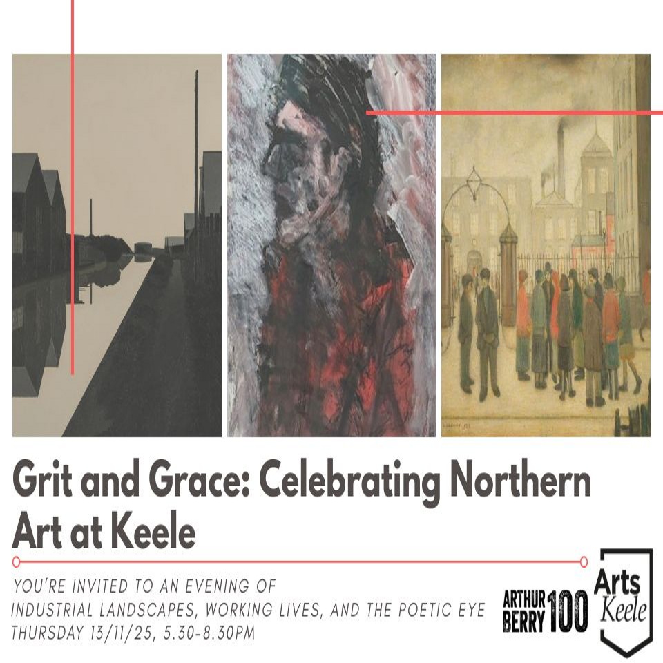 Event poster showing  Wade, Berry and Lowry imagery and event info