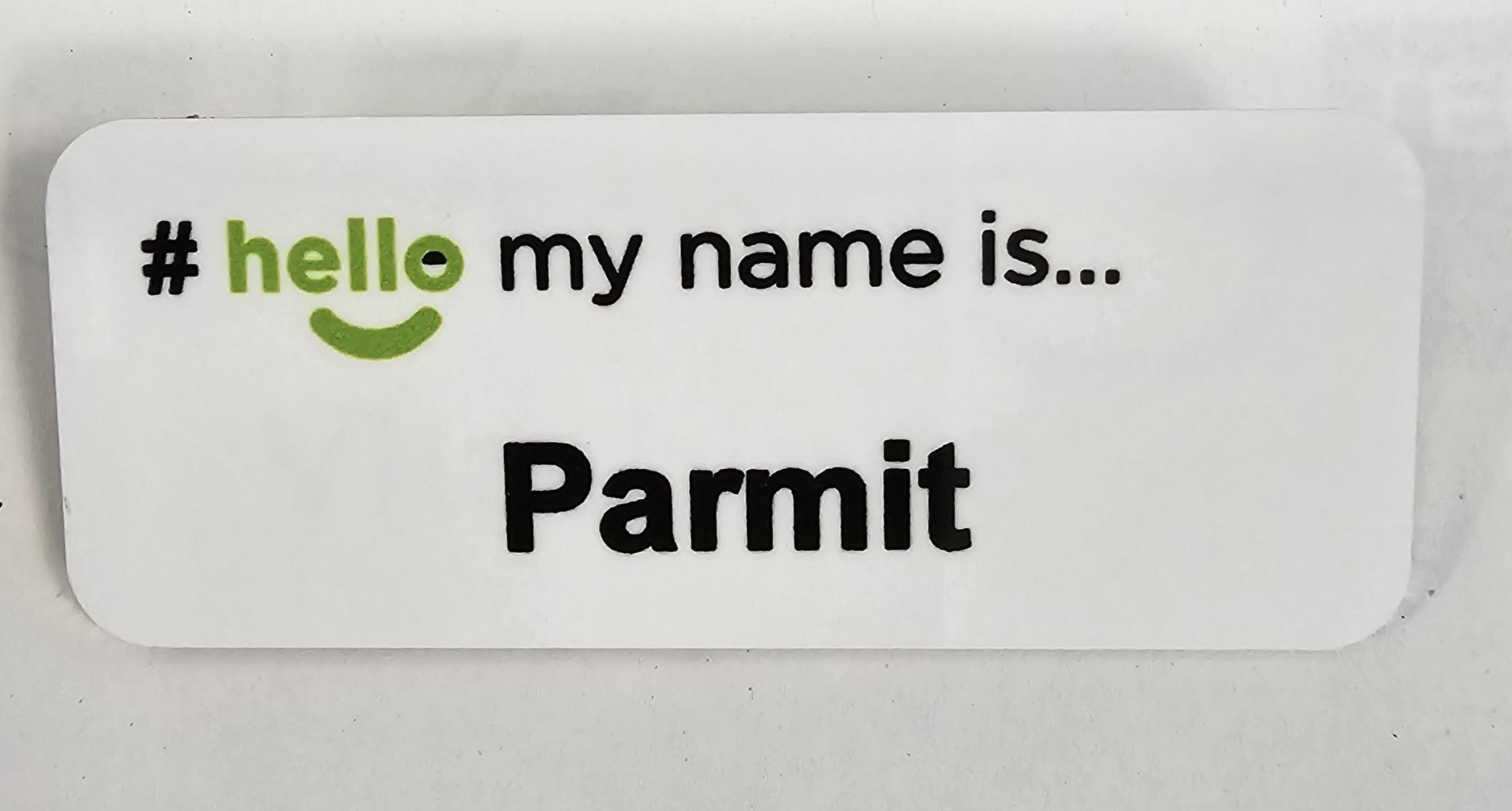 Replacement Name Badge - My name is