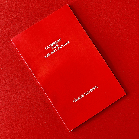red book cover on red table