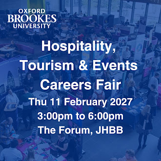 Hospitality, Tourism & Events Careers Fair Poster