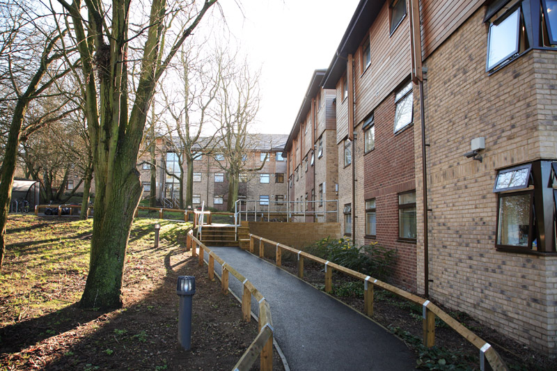 Exterior to Clive Booth Accommodation