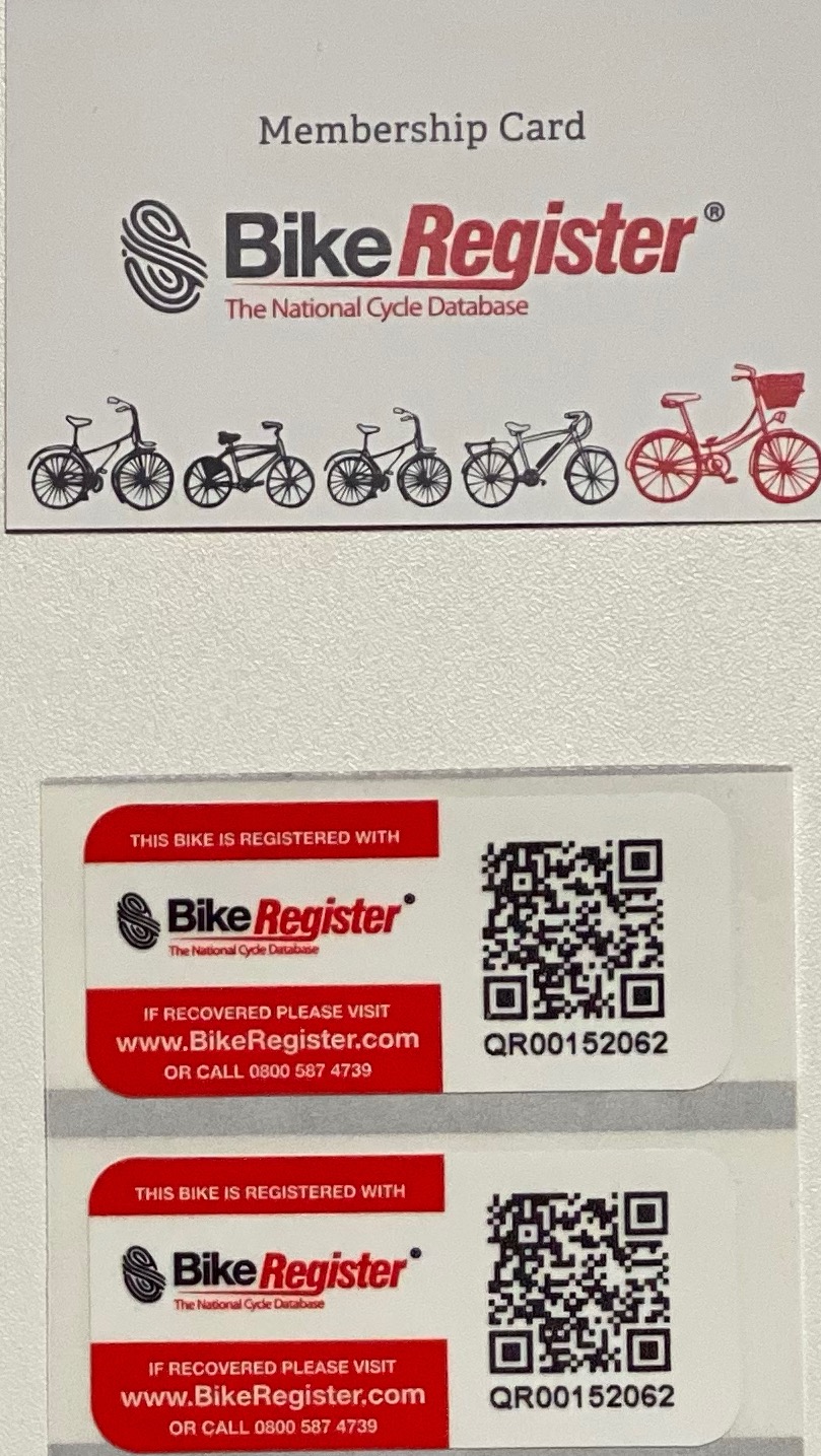 Bike Register Kit