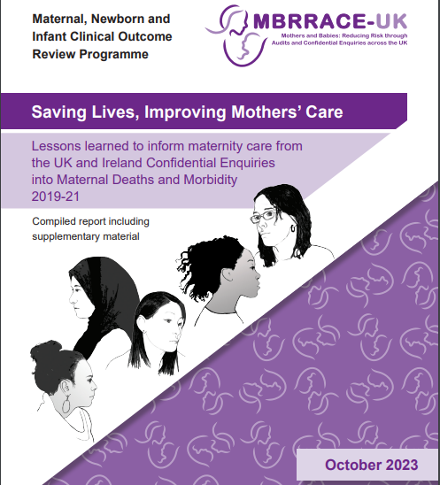 Front cover maternal report 2023