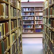 Library books / shelves