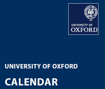 University Calendar print edition 2026/27