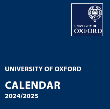University Calendar print edition 2024/25