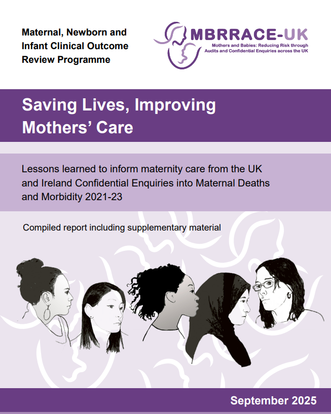 Front cover maternal report 2025