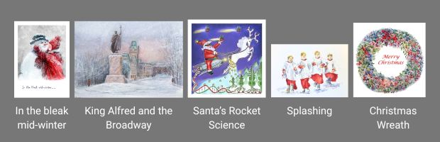 Images of the christmas card designs