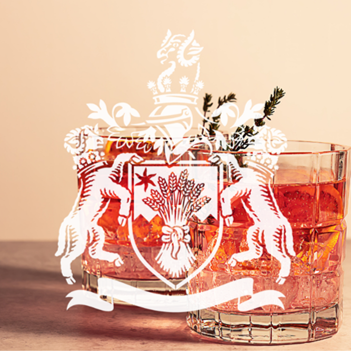 rau logo with cocktail