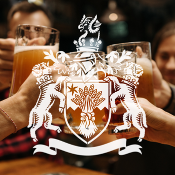 rau logo with beer