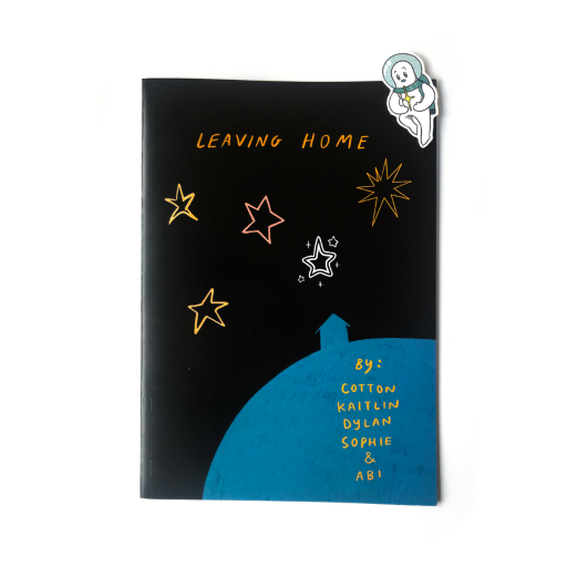 Leaving Home Zine front cover