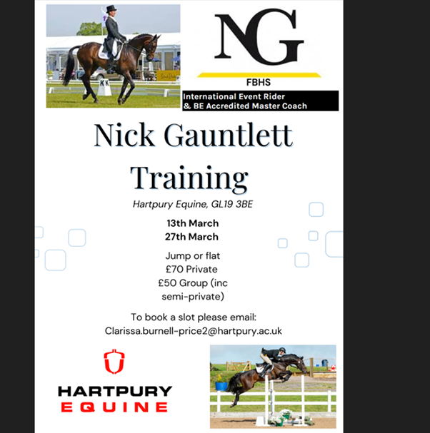 Nick Gauntlett Training.