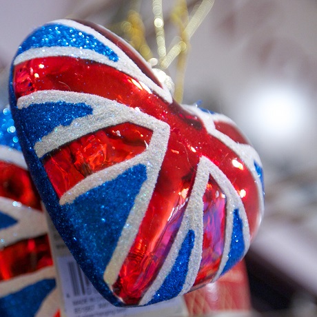 Union jack bauble