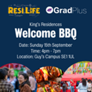 King's Residences Welcome BBQ Poster