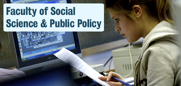 School of Social Science & Public Policy