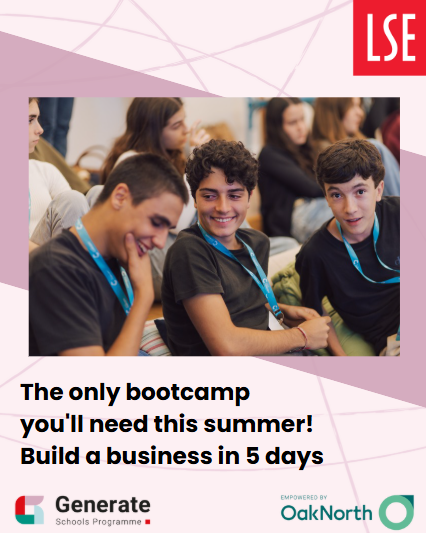 LSE Generate Innovation Bootcamp Discounted